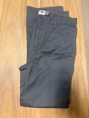 Old Navy Men's Dark Charcoal Chino Pants